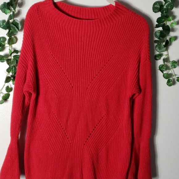 Loft Stitchy Raglan Sweater - Picture 5 of 10
